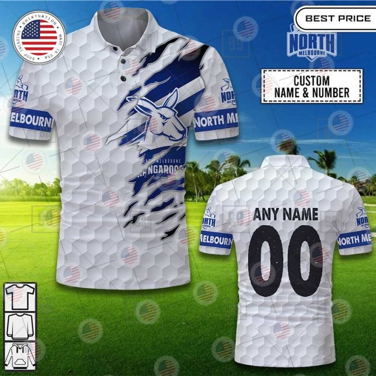 north melbourne kangaroos custom polo 1 665