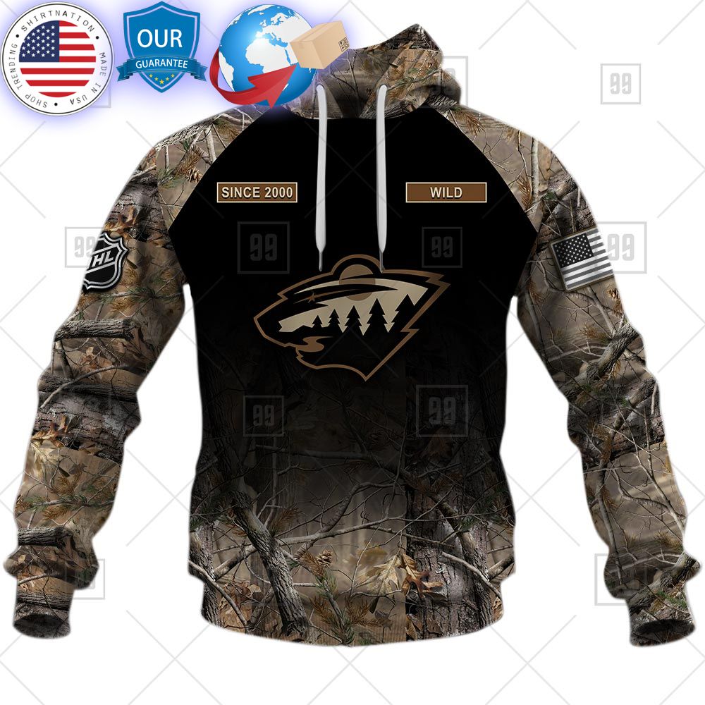 hot minnesota wild hunting camouflage custom shirt 2