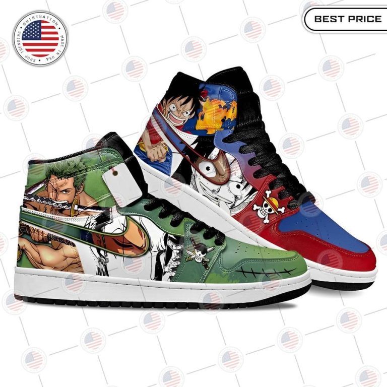 one piece luffy zoro eyes air jordan high top shoes 3 965