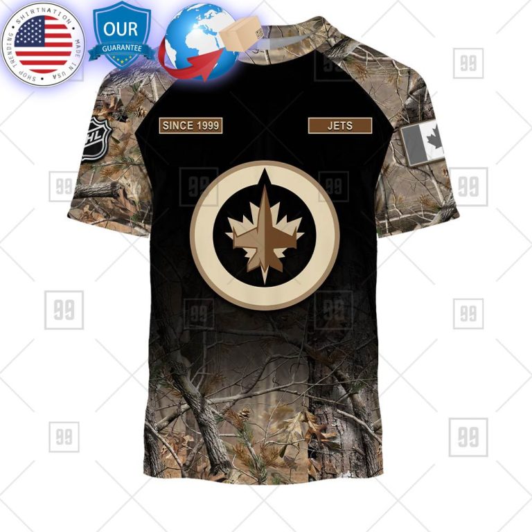 hot winnipeg jets hunting camouflage custom shirt 3