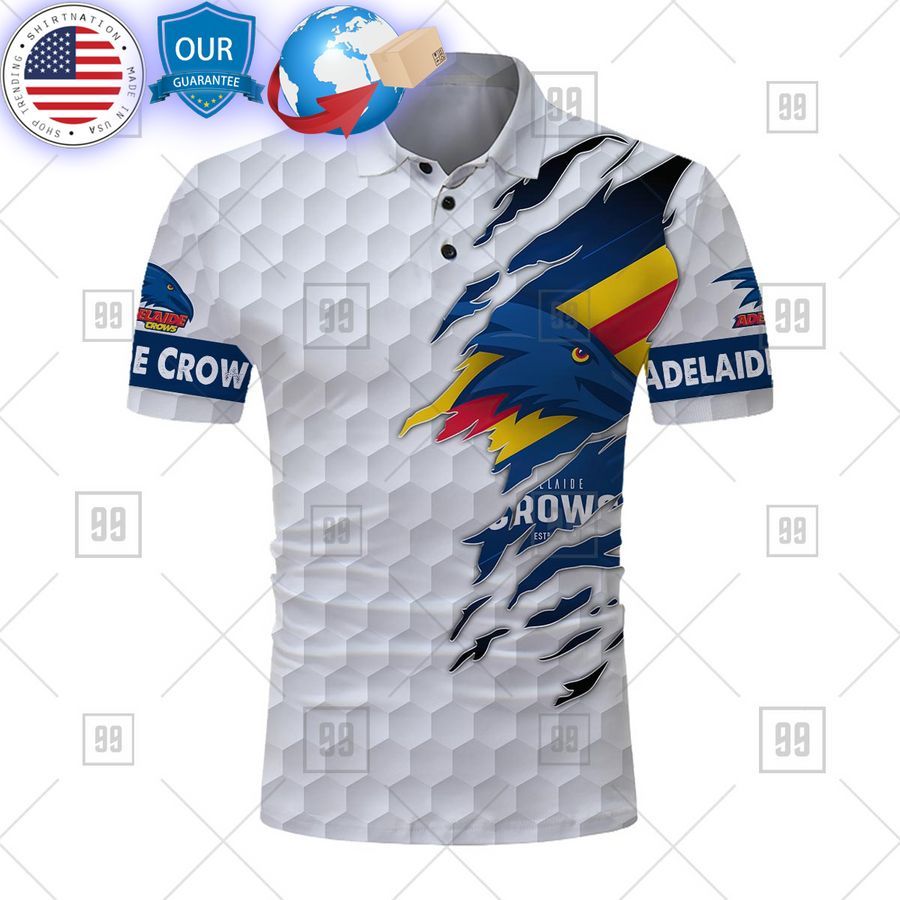 personalized golf afl adelaide crows polo shirt 2 856