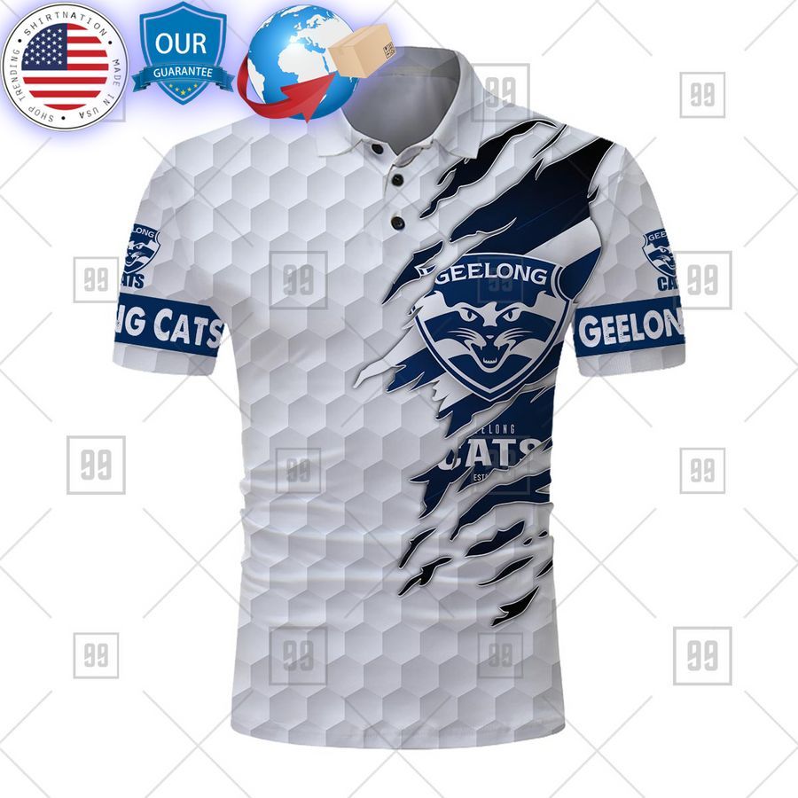 personalized golf afl geelong cats polo shirt 2 870