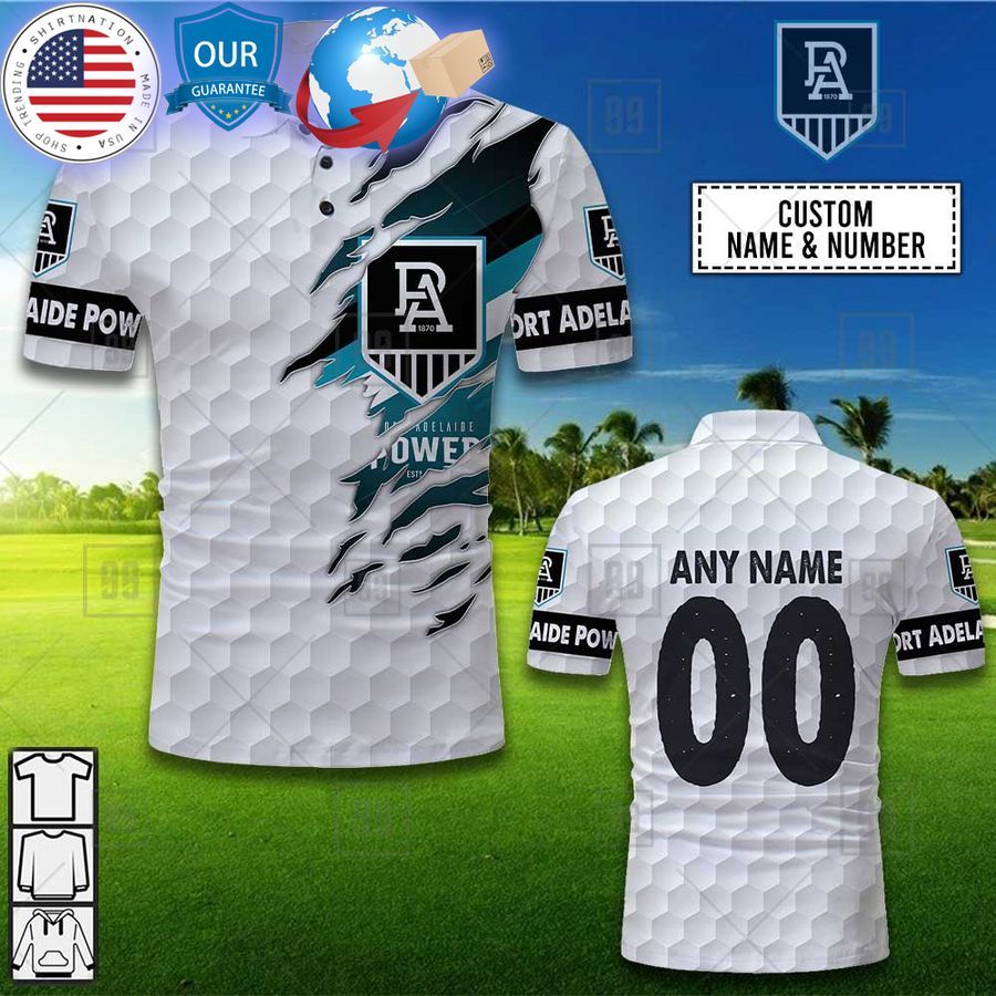 personalized golf afl port adelaide power polo shirt 1 84