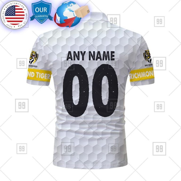 personalized golf afl richmond tigers polo shirt 3 838