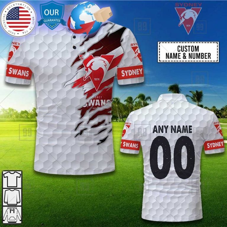 personalized golf afl sydney swans polo shirt 1 814