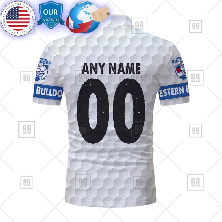 personalized golf afl western bulldogs polo shirt 3 784