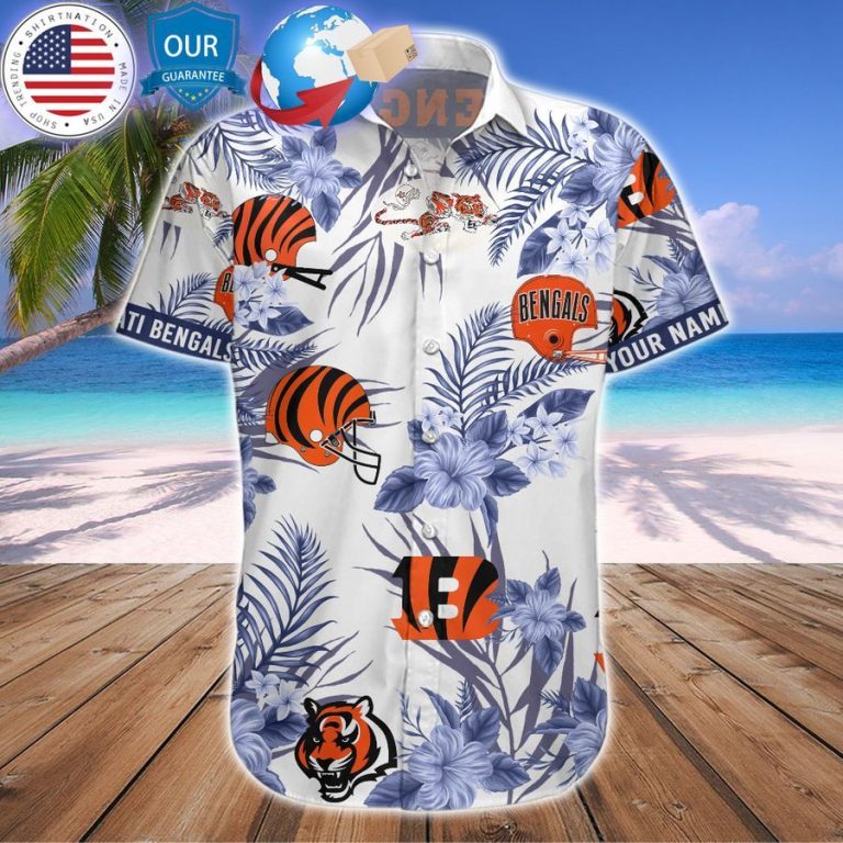 personalized hibiscus cincinnati bengals hawaiian shirt 3 911