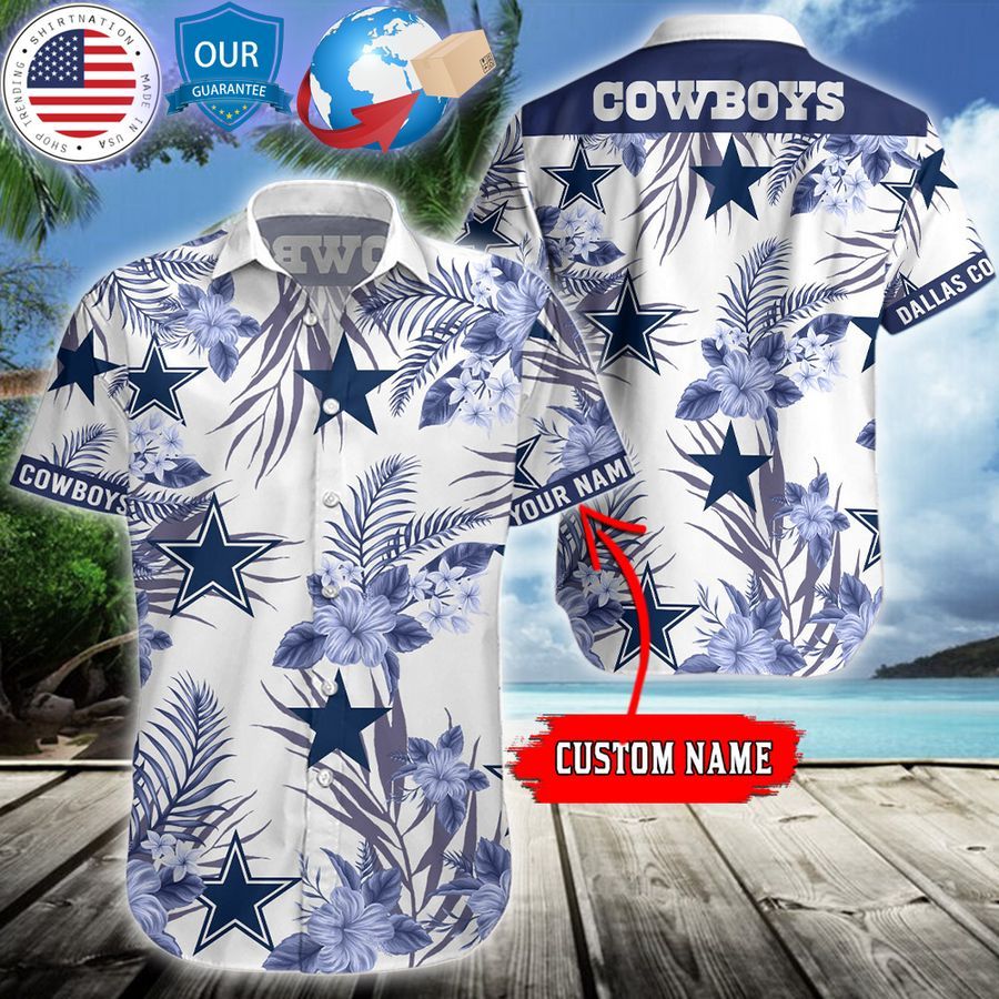 personalized hibiscus dallas cowboys hawaiian shirt 1 577