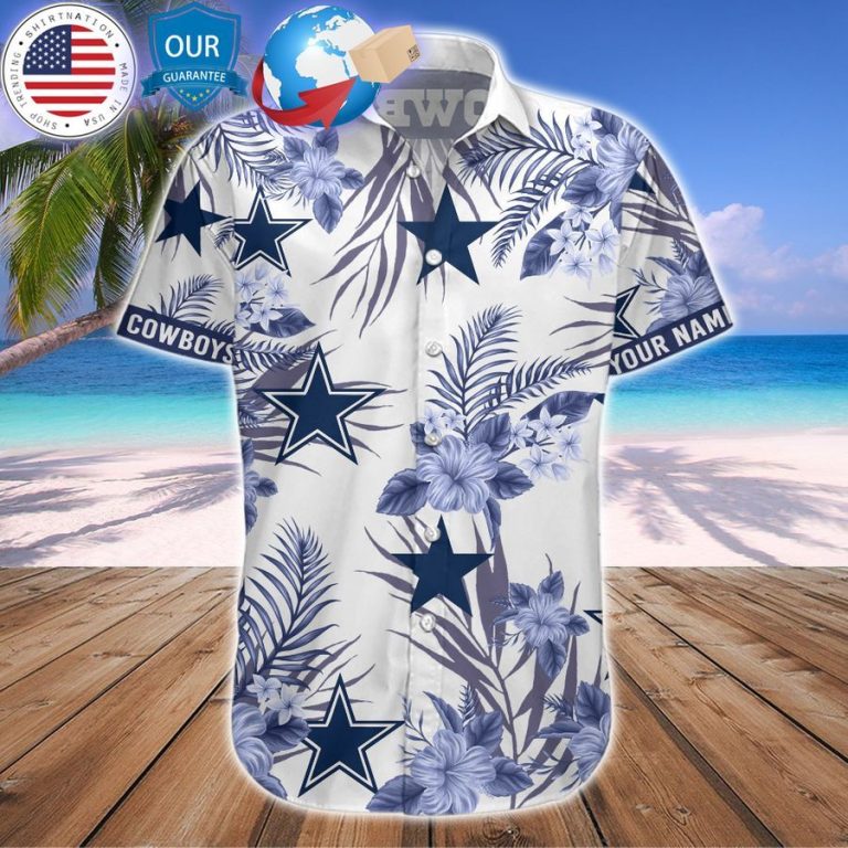 personalized hibiscus dallas cowboys hawaiian shirt 3 393