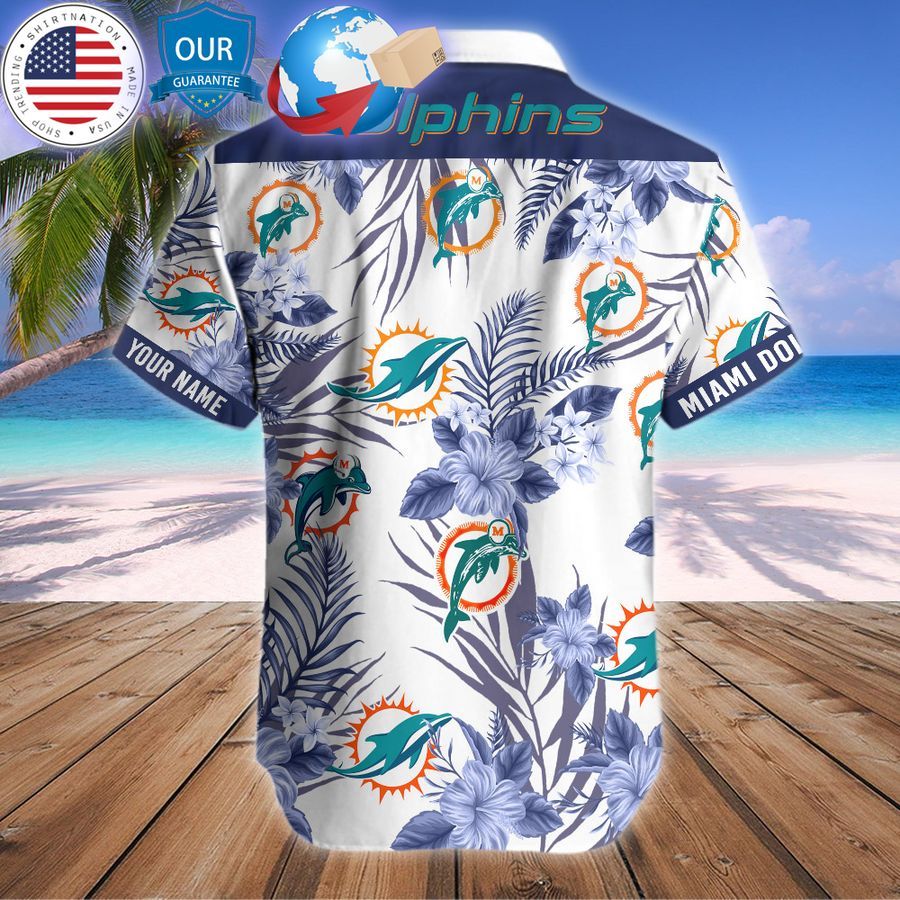personalized hibiscus miami dolphins hawaiian shirt 2 368