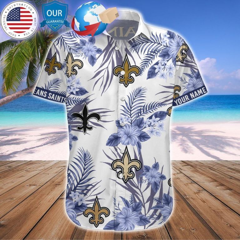 personalized hibiscus new orleans saints hawaiian shirt 3 723