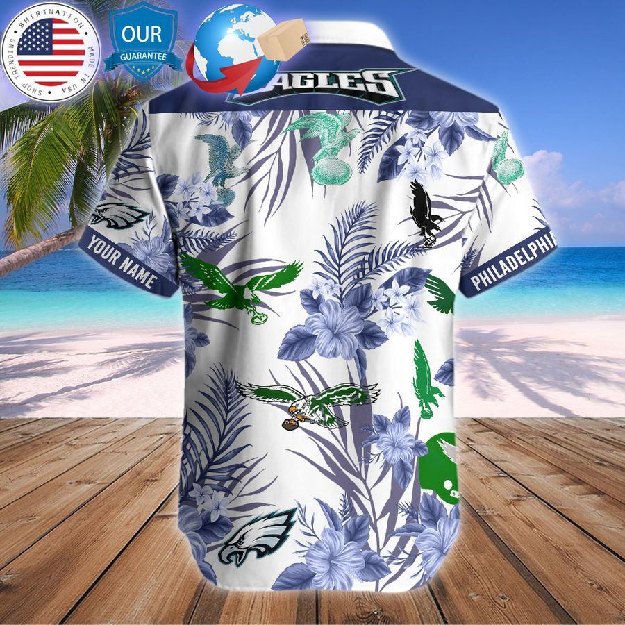 personalized hibiscus philadelphia eagles hawaiian shirt 2 527