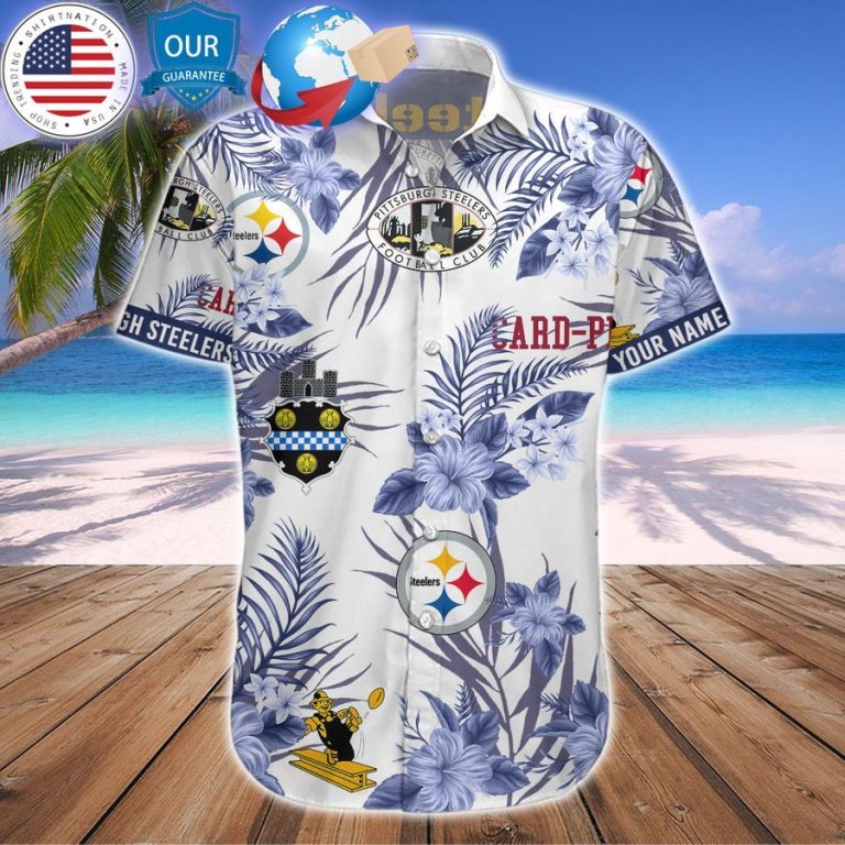 personalized hibiscus pittsburgh steelers hawaiian shirt 3 470