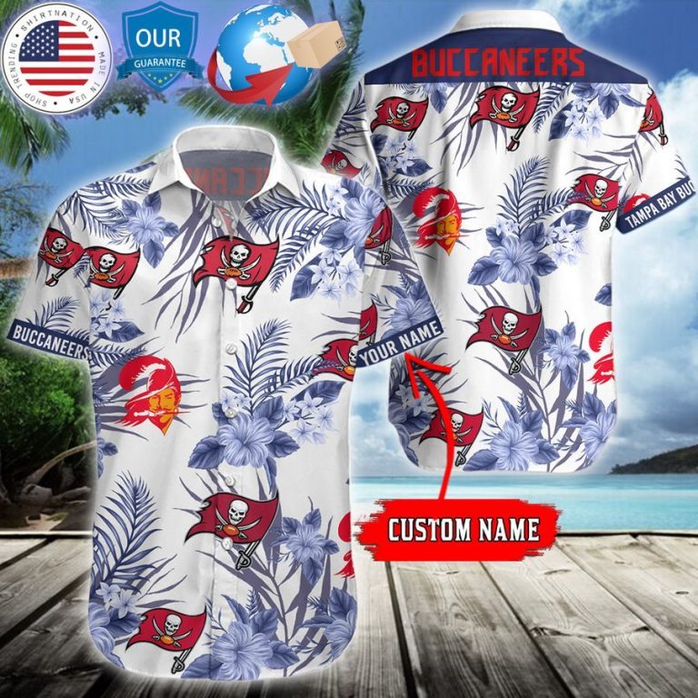 personalized hibiscus tampa bay buccaneers hawaiian shirt 1 588