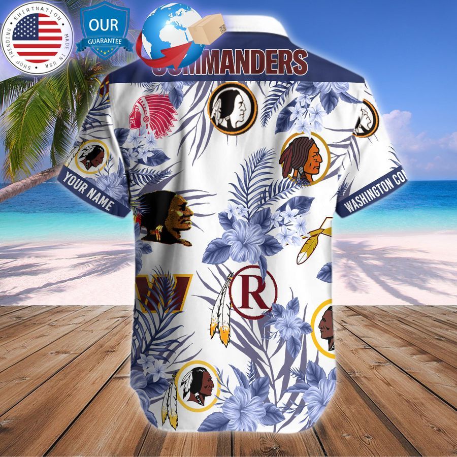 personalized hibiscus washington commanders hawaiian shirt 2 62