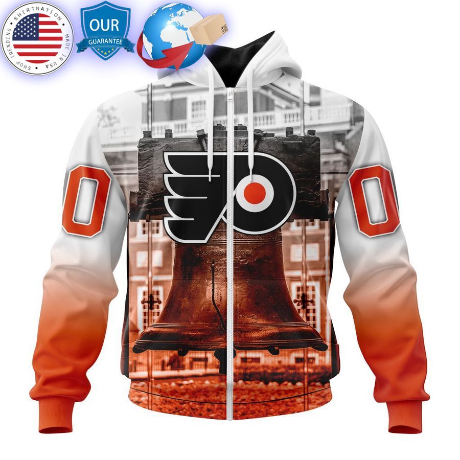 philadelphia flyers special design with the liberty bell custom shirt 2 681