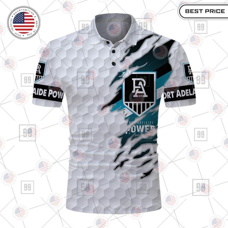 port adelaide power custom polo 2 376