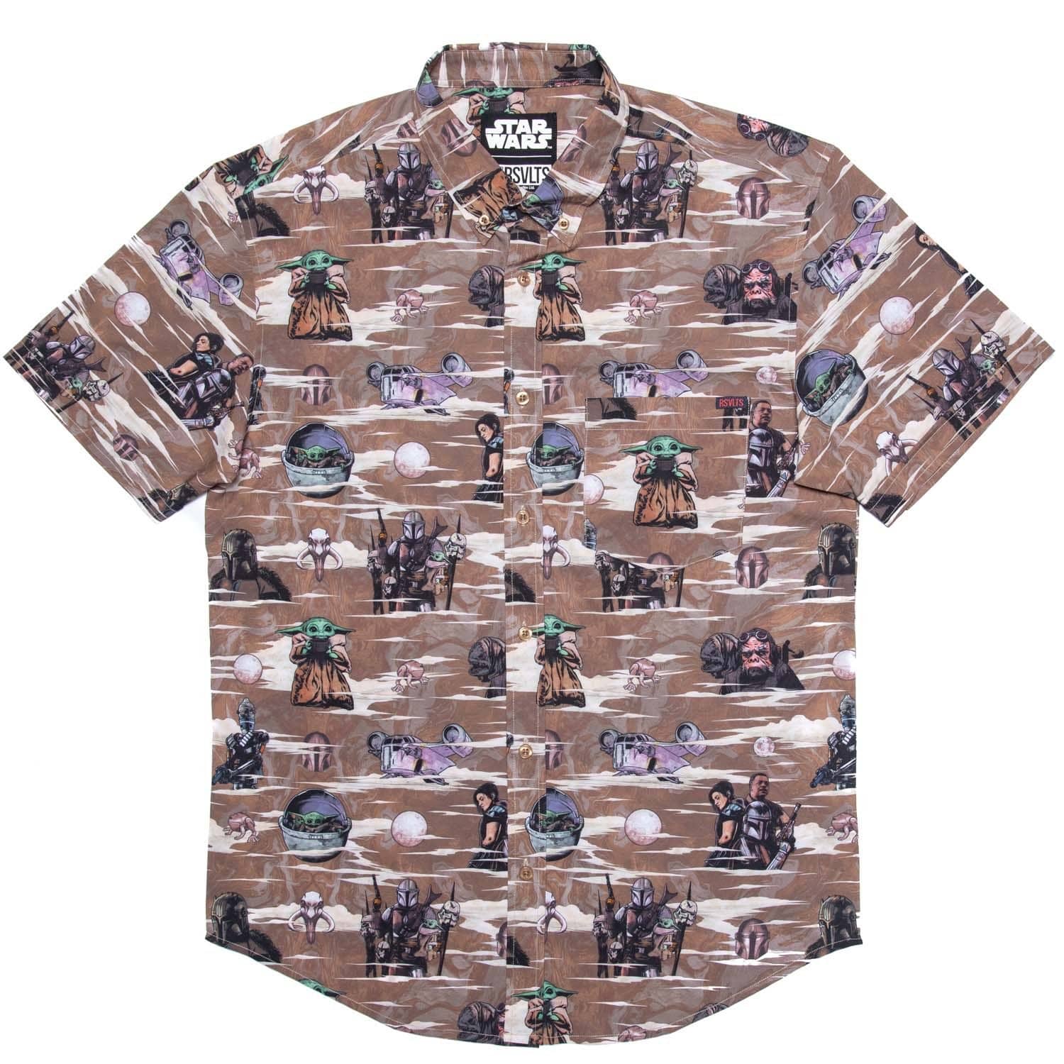 star wars mandalorian mando montage hawaiian shirt 5698 32JhX