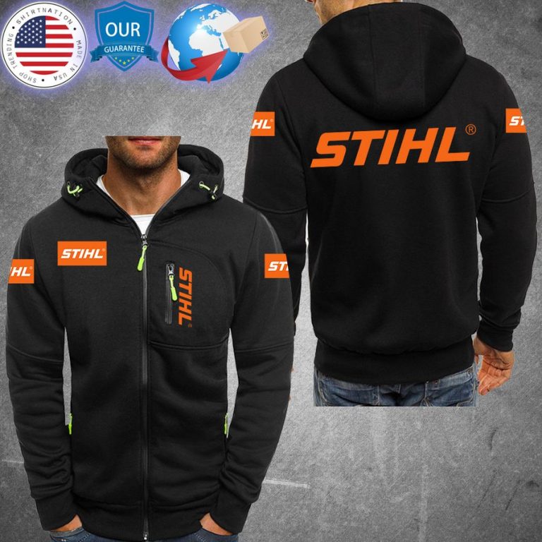 stihl chest pocket hoodie 3 528