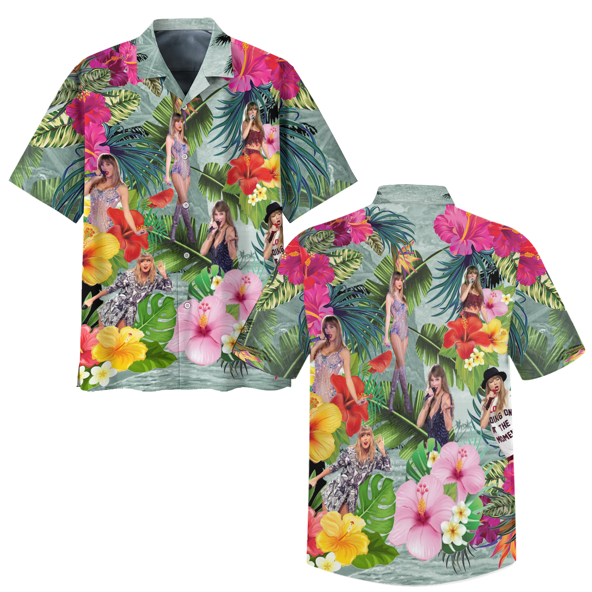 taylor swift tropical hawaiian shirt 4742 tkksP