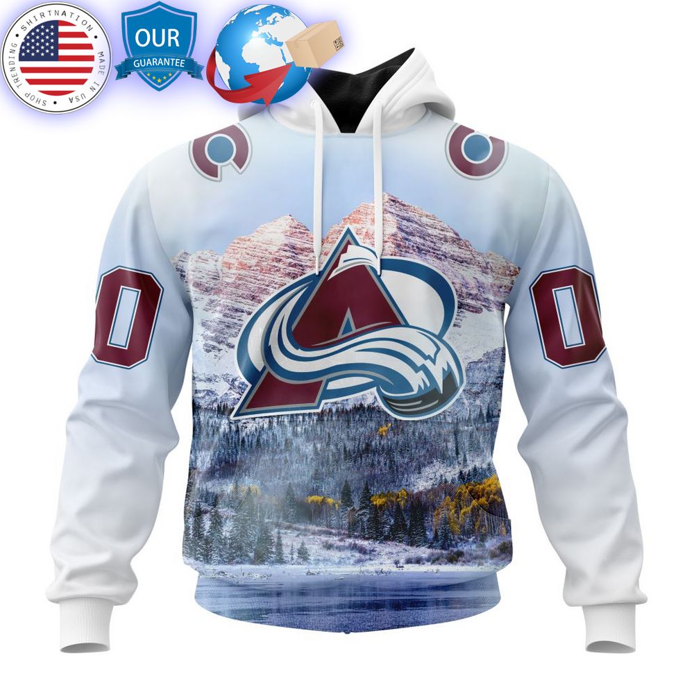 hot custom colorado avalanche special design with rocky mountain shirt 1
