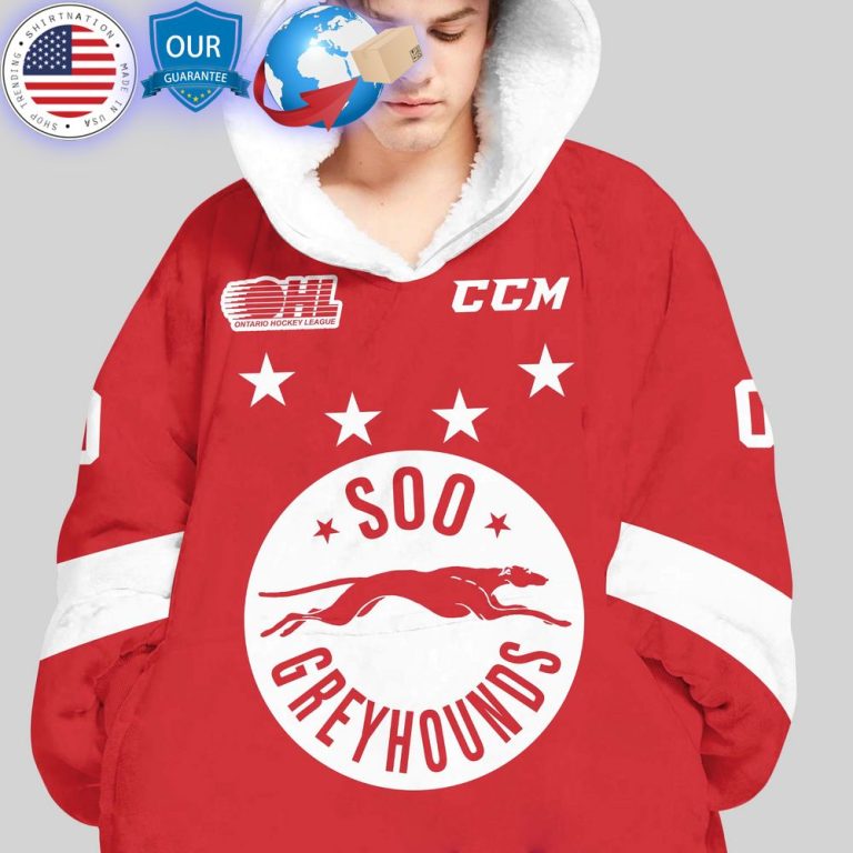 hot ohl soo greyhounds custom hoodie blanket 3