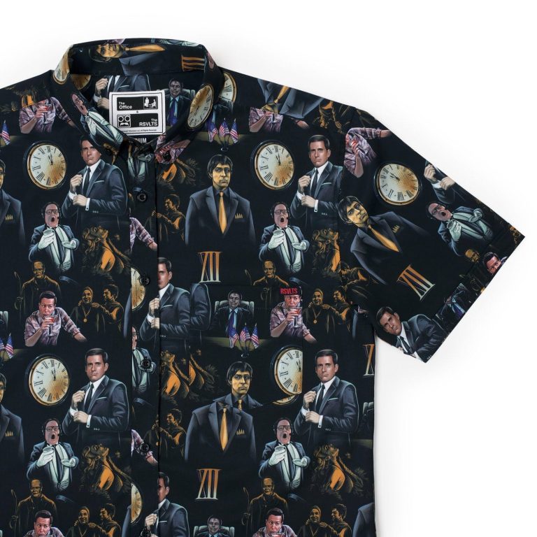 the office threat level midnight hawaiian shirt 1211 lBjjH