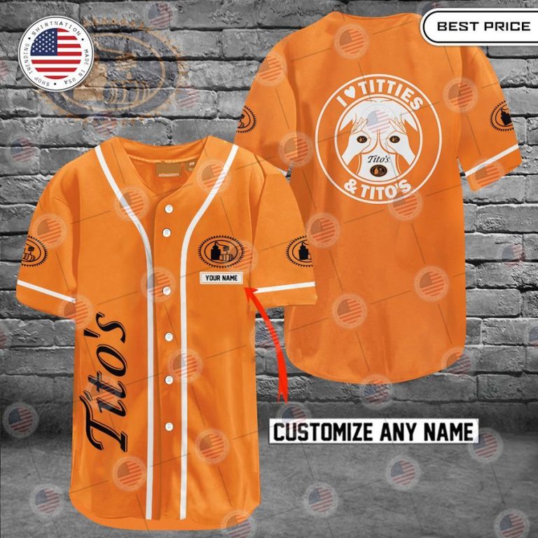 tito i love titties and tito custom baseball jersey 1 221