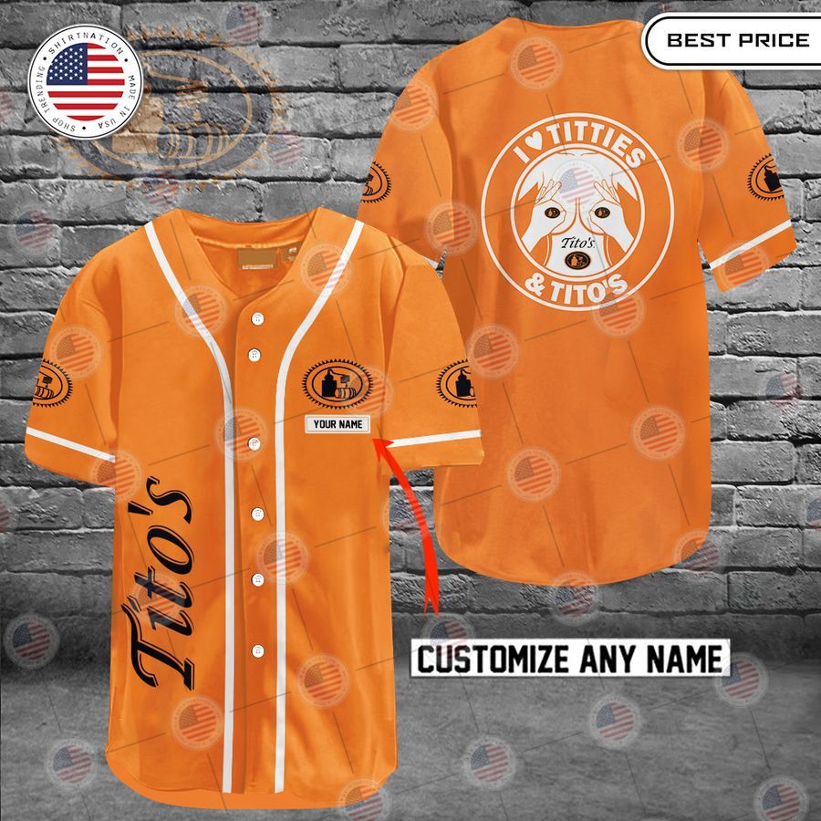 tito i love titties and tito custom baseball jersey 1 221