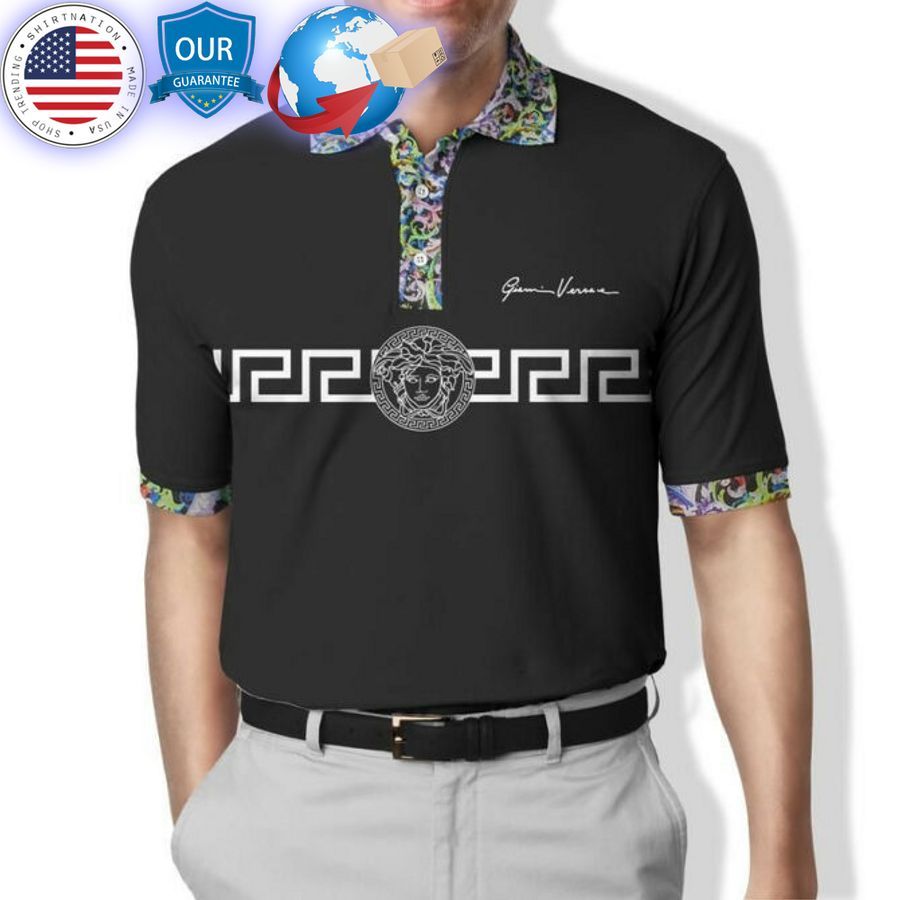 versace color collar polo shirt 1 614