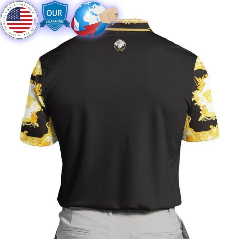 versace flower gold polo shirt 2 57