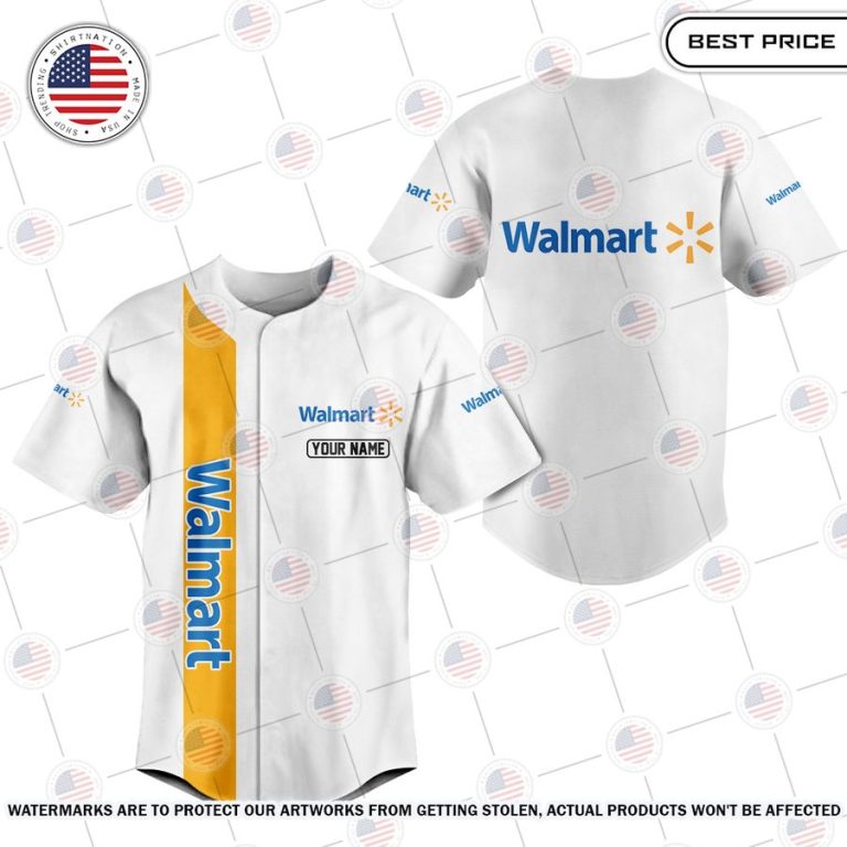 Walmart Custom Baseball Jersey Handsome as usual