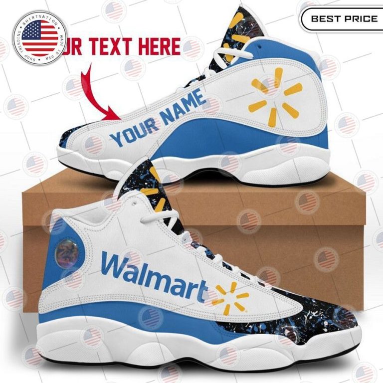 walmart logo custom air jordan 13 sneakers 1 585