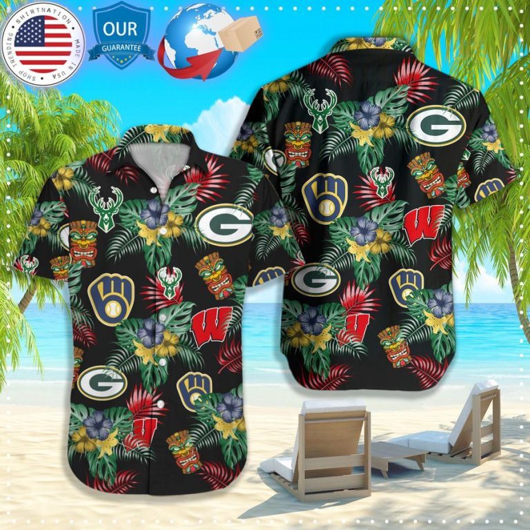 wisconsin sport teams hawaiian shirt 1 975