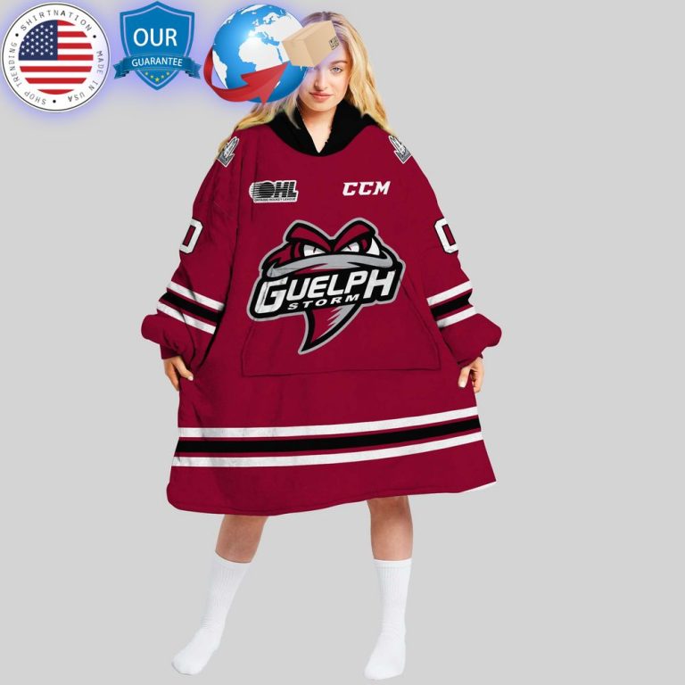 hot ohl guelph storm custom hoodie blanket 1