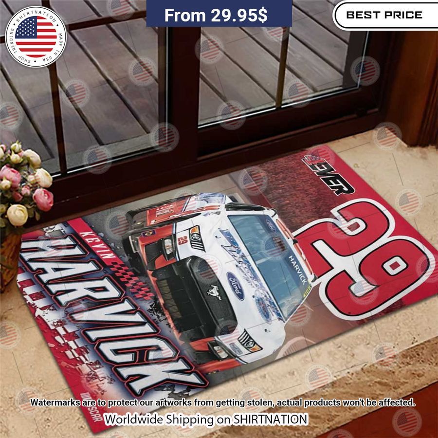 29-Kevin Harvick-Nascar drivers Doormat