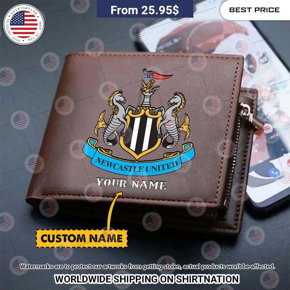 BEST Newcastle United Custom Leather Wallets Amazing Pic