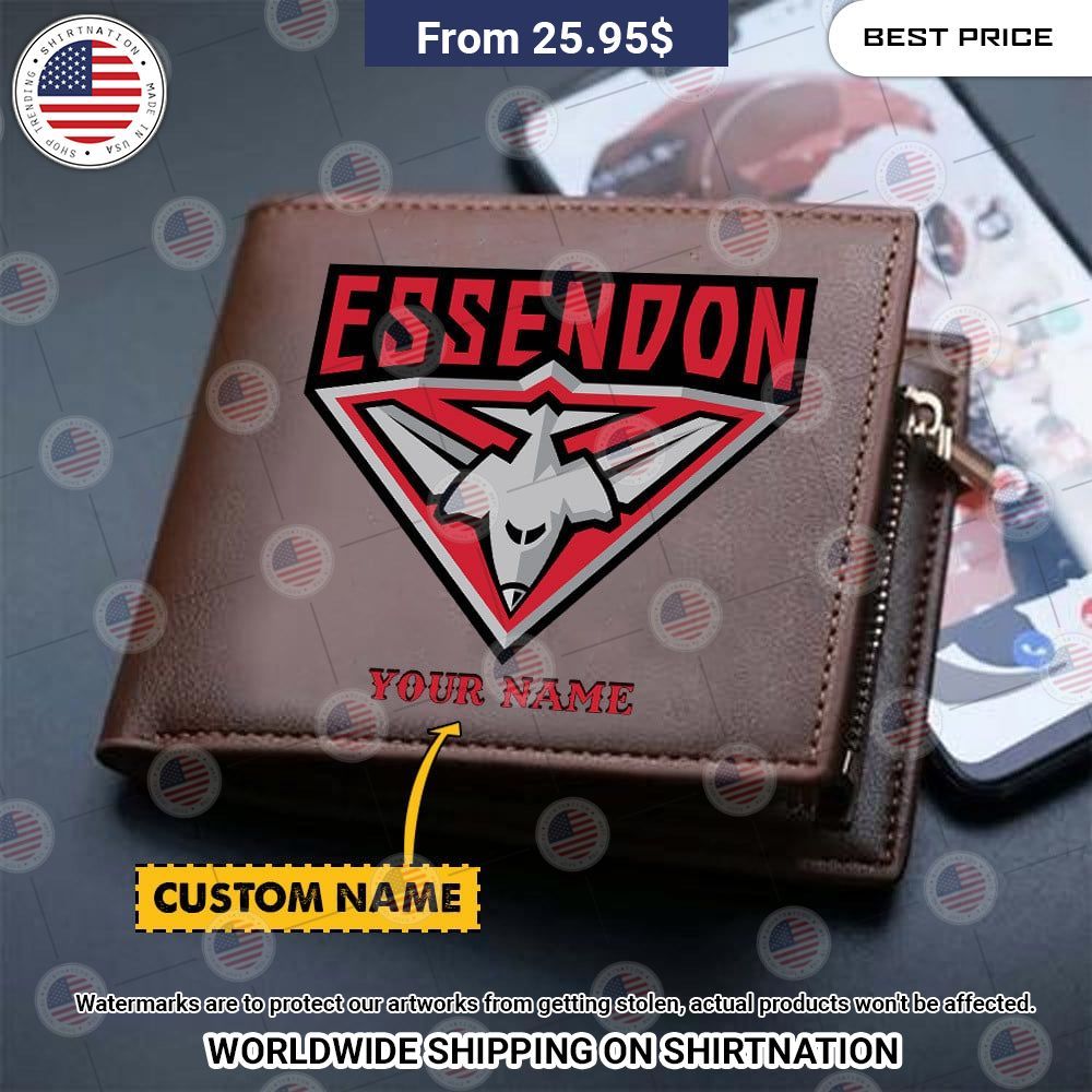 BEST Essendon Football Club Custom Leather Wallets