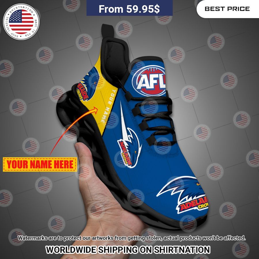 Adelaide Crows Custom Max Soul Shoes You are always best dear
