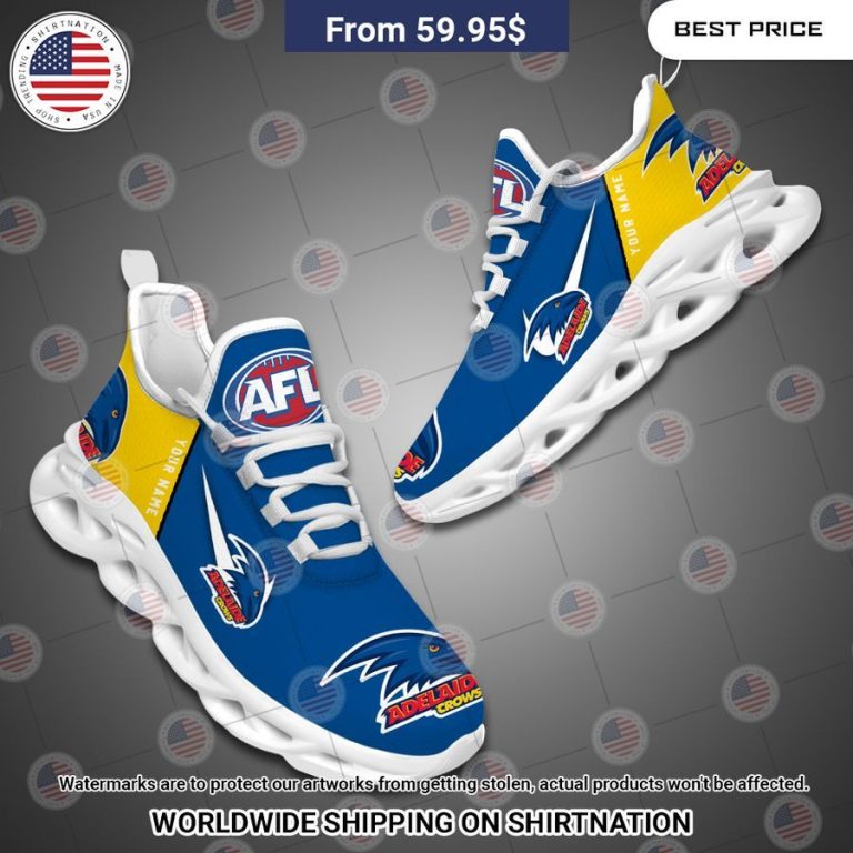 Adelaide Crows Custom Max Soul Shoes This place looks exotic.