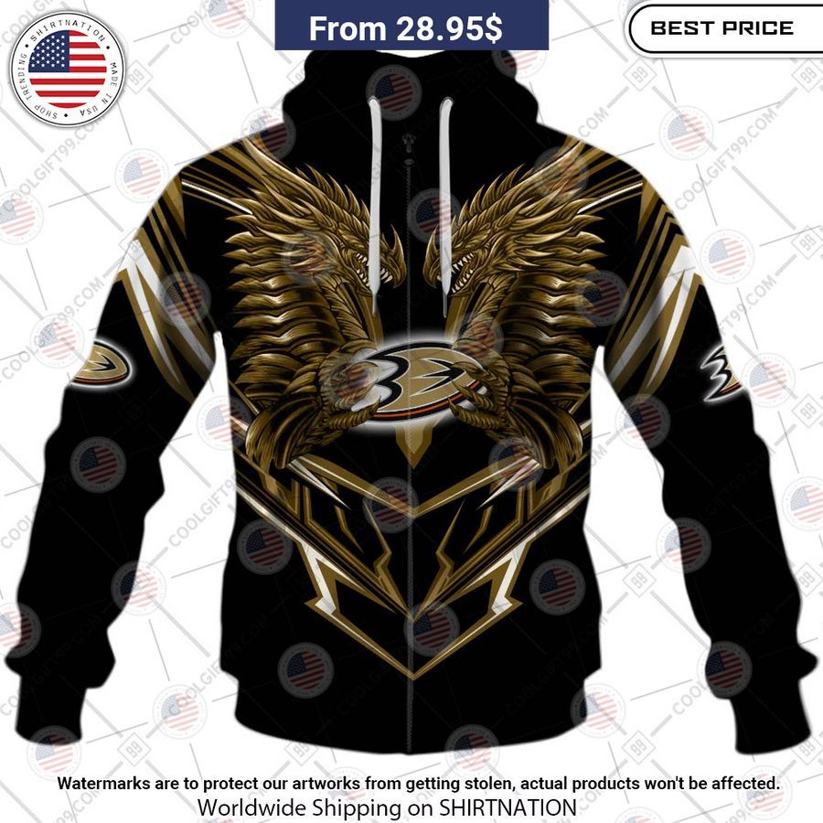Anaheim Ducks Dragon Custom Shirt Elegant picture.