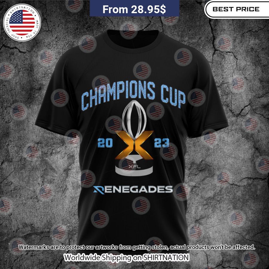 Arlington Renegades XFL Champion Cup 2023 Shirt My favourite picture of yours