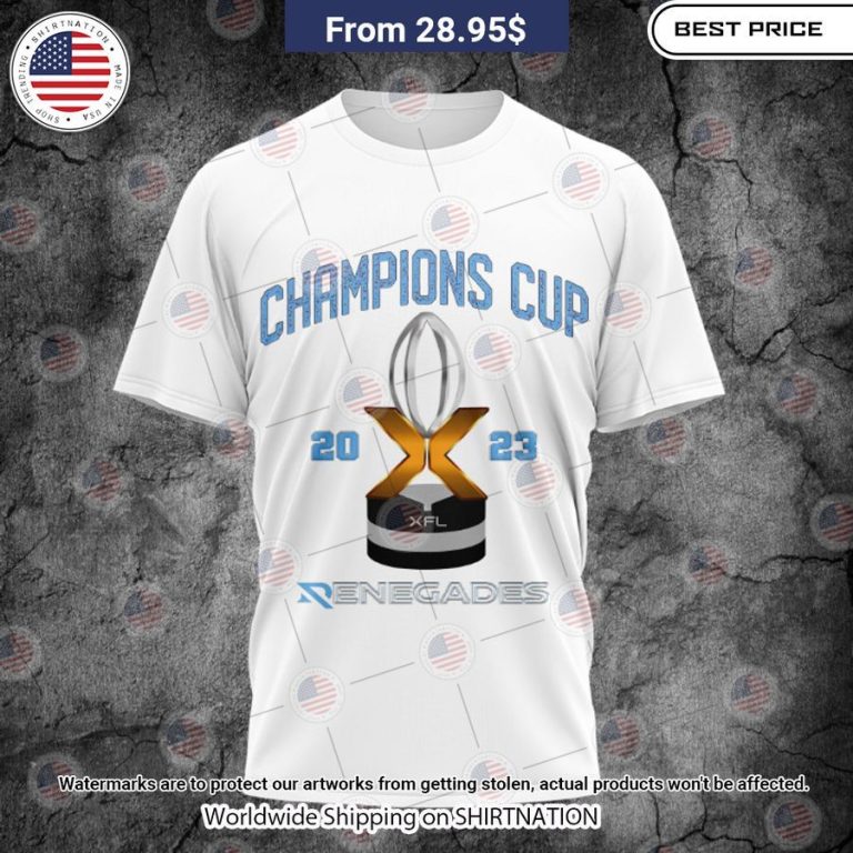 Arlington Renegades XFL Champion Cup 2023 Shirt Cuteness overloaded