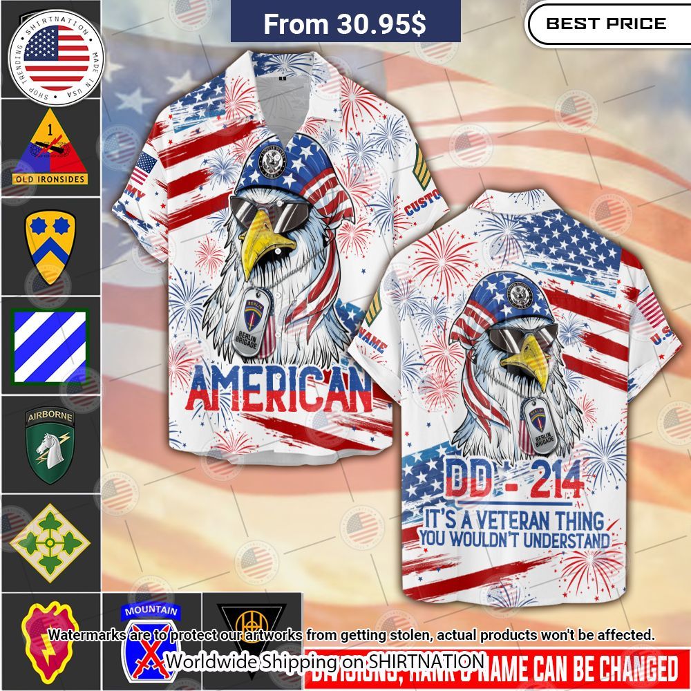 Army Division US Eagle Hawaiian Shirt Best click of yours