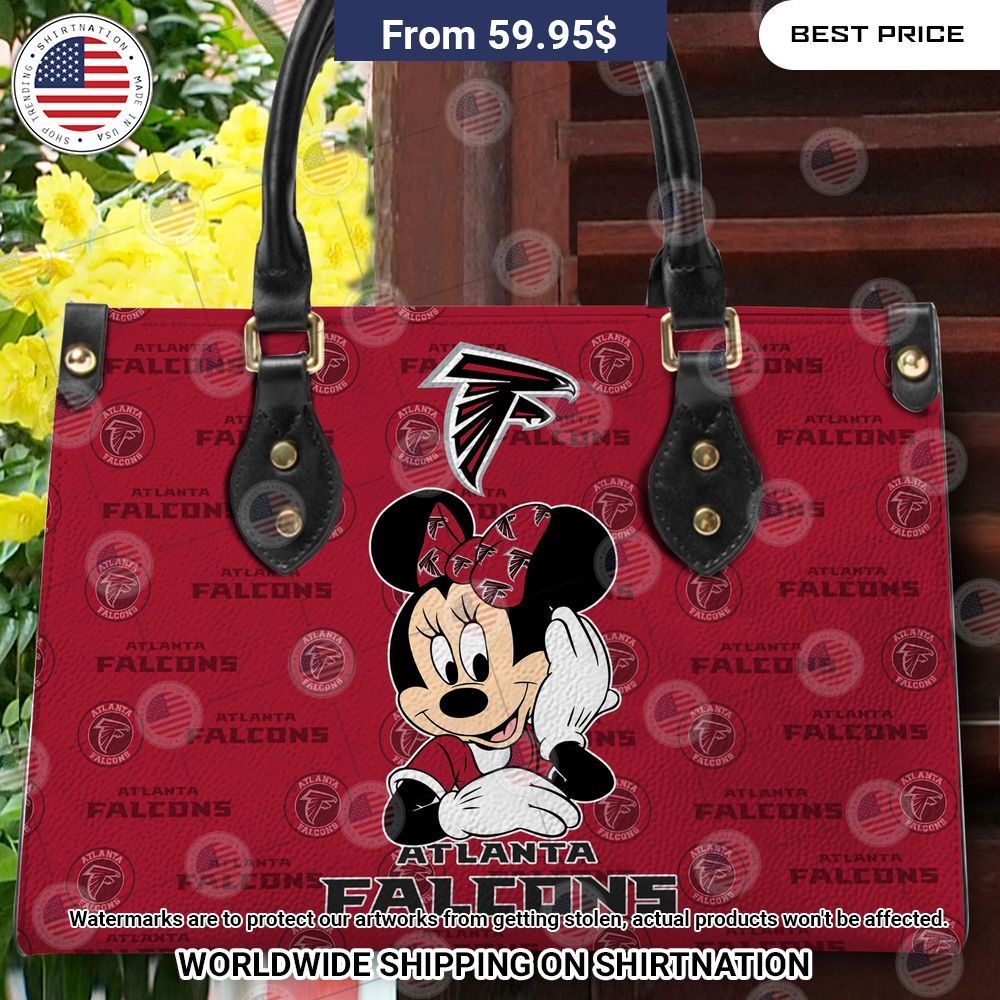 Atlanta Falcons Minnie Mouse Leather Handbag You look elegant man