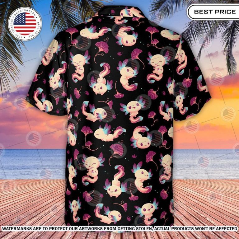 Axolotl Wonders Cute Salamanders Hawaiian Shirt Out of the world