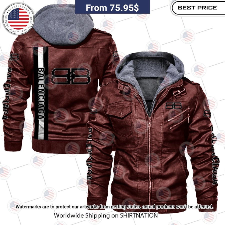 balenciaga leather jacket 2 178
