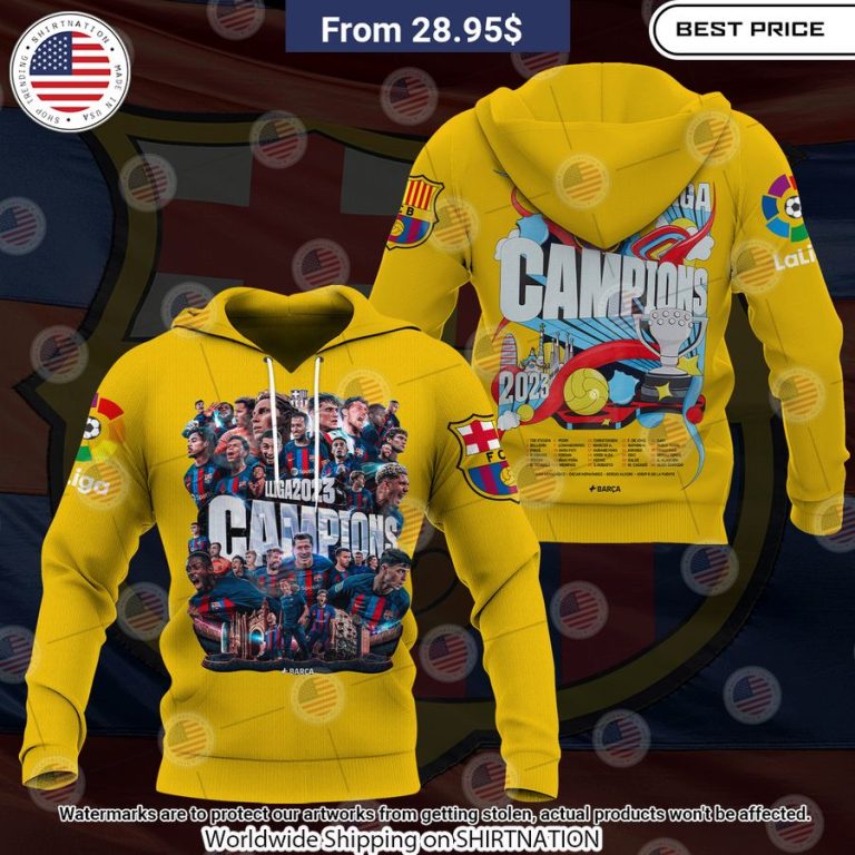 Barcelona Campion La Liga 2023 Shirt Awesome Pic guys