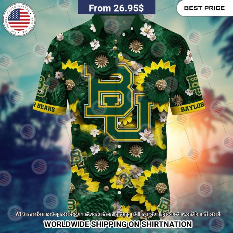 Baylor Bears NCAA Hawaiian Shirt Generous look