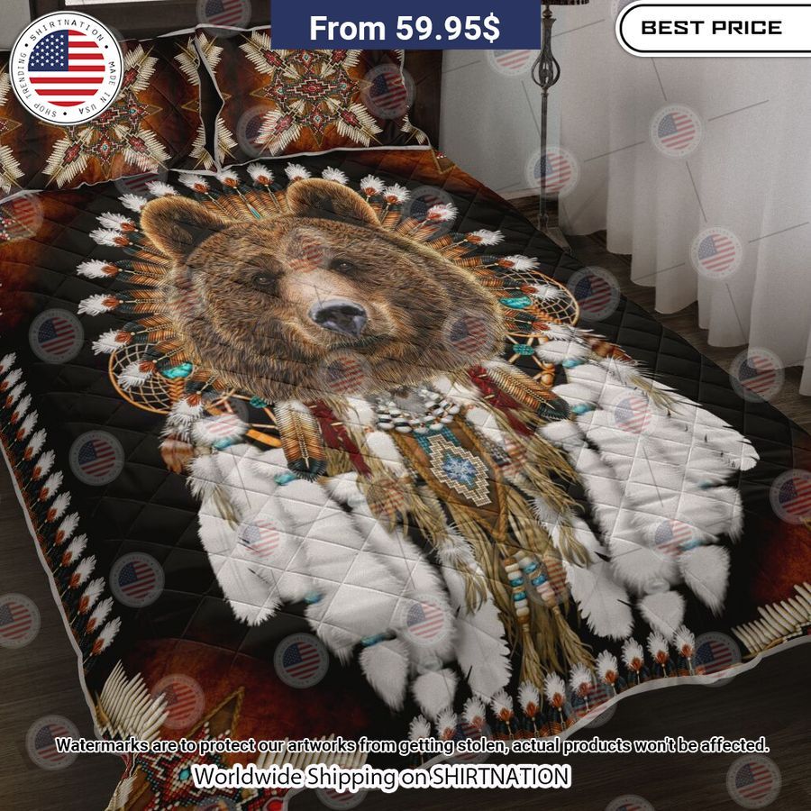 Bears Native American Rosette Bedding